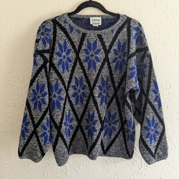 Vintage Separate Issue Snowflake Sweater - Picture 1 of 7